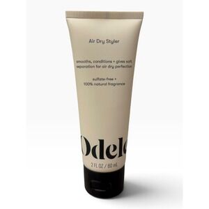 Odele Air Dry Styler Hair Smoothing Cream Sulfate Free 2 fl oz 60 mL Travel Size